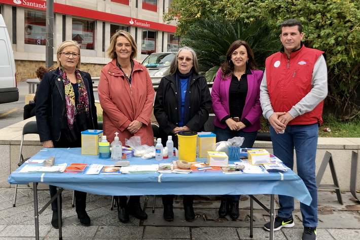 El Ayuntamiento de Motril participa en los actos organizados en el Da de la Diabetes para dar visibilidad a esta dolencia